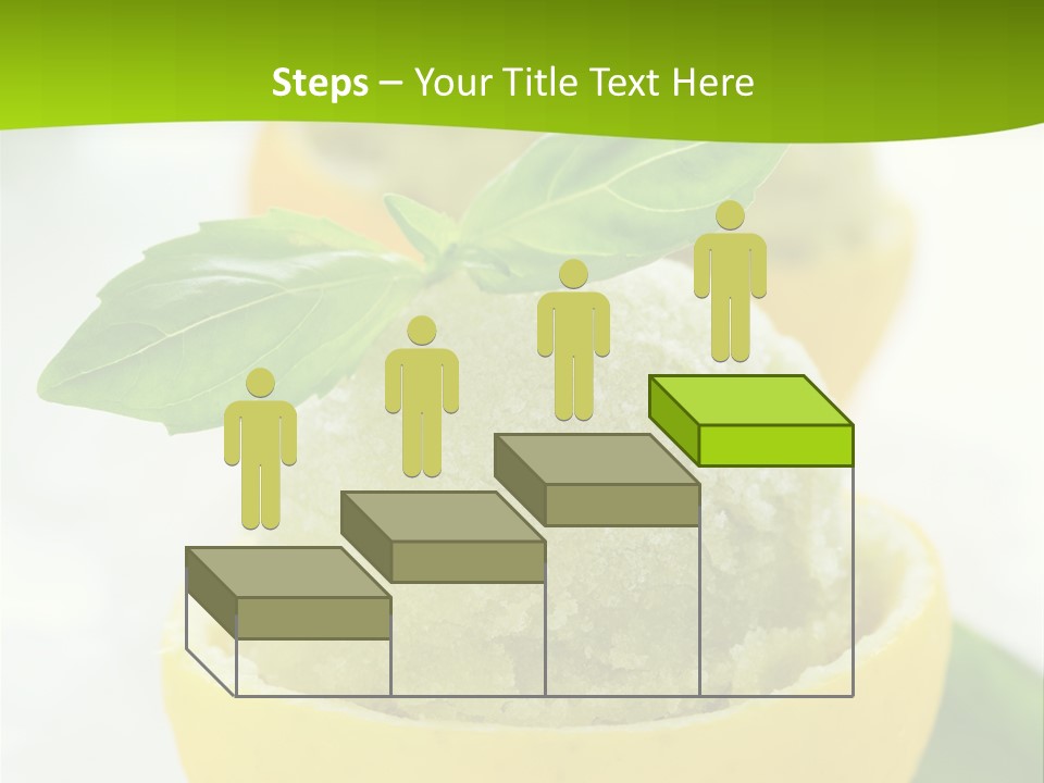 Mint White Lemon PowerPoint Template