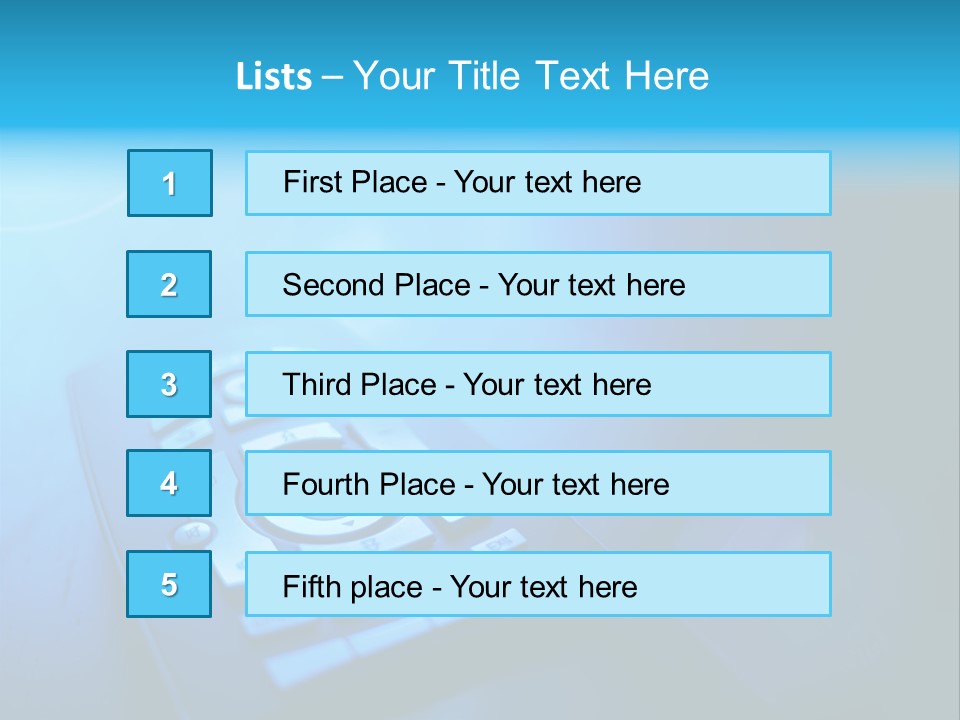 Control Flare Nobody PowerPoint Template