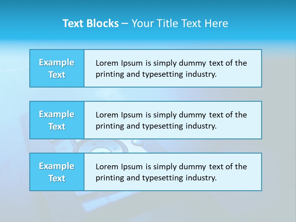 Control Flare Nobody PowerPoint Template