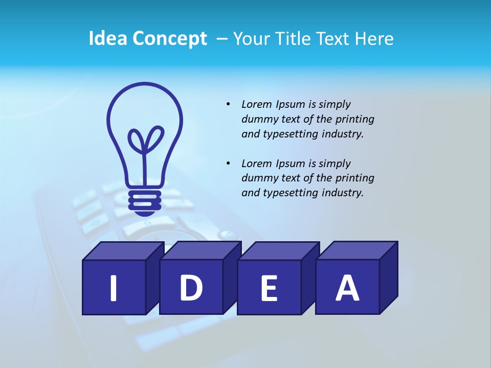 Control Flare Nobody PowerPoint Template