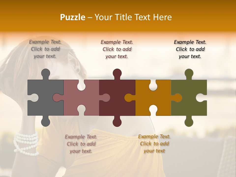 Cookery Pretty Blond PowerPoint Template