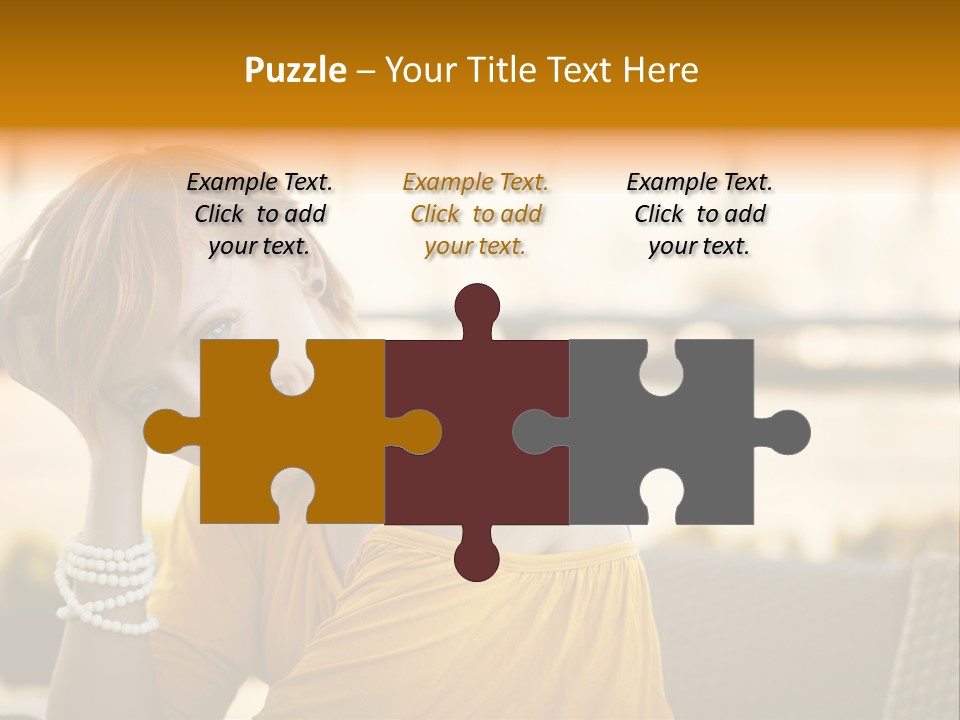 Cookery Pretty Blond PowerPoint Template