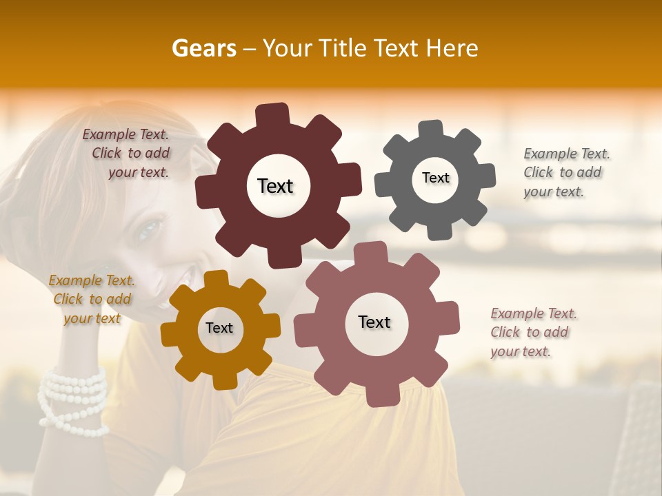 Cookery Pretty Blond PowerPoint Template