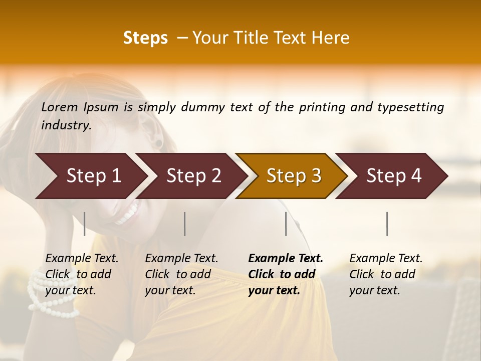 Cookery Pretty Blond PowerPoint Template