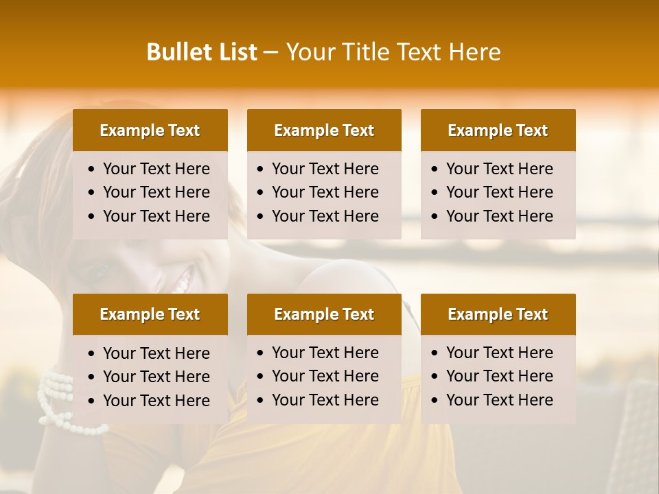 Cookery Pretty Blond PowerPoint Template