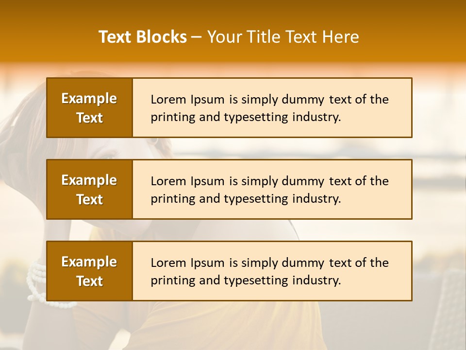 Cookery Pretty Blond PowerPoint Template