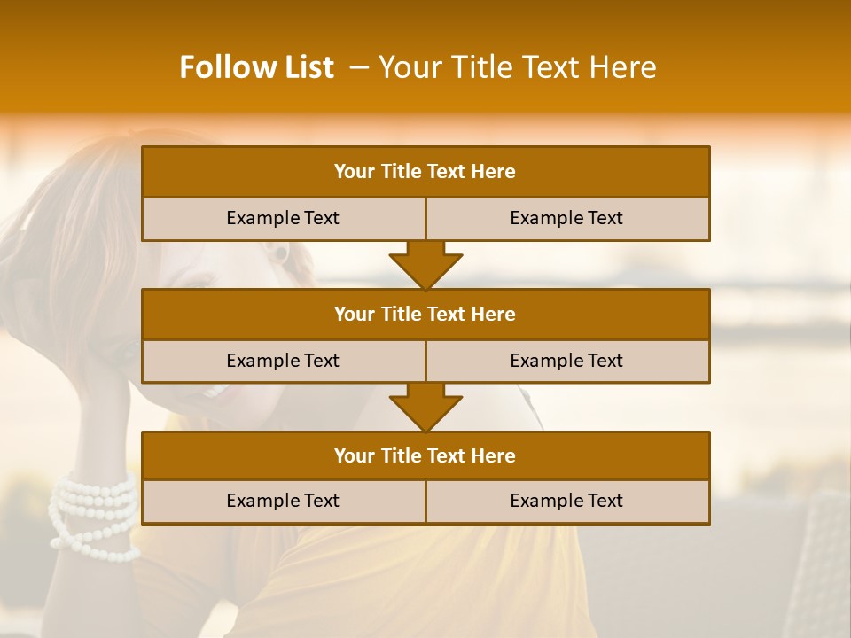 Cookery Pretty Blond PowerPoint Template