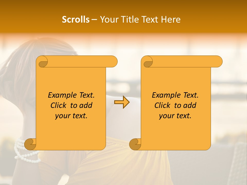 Cookery Pretty Blond PowerPoint Template