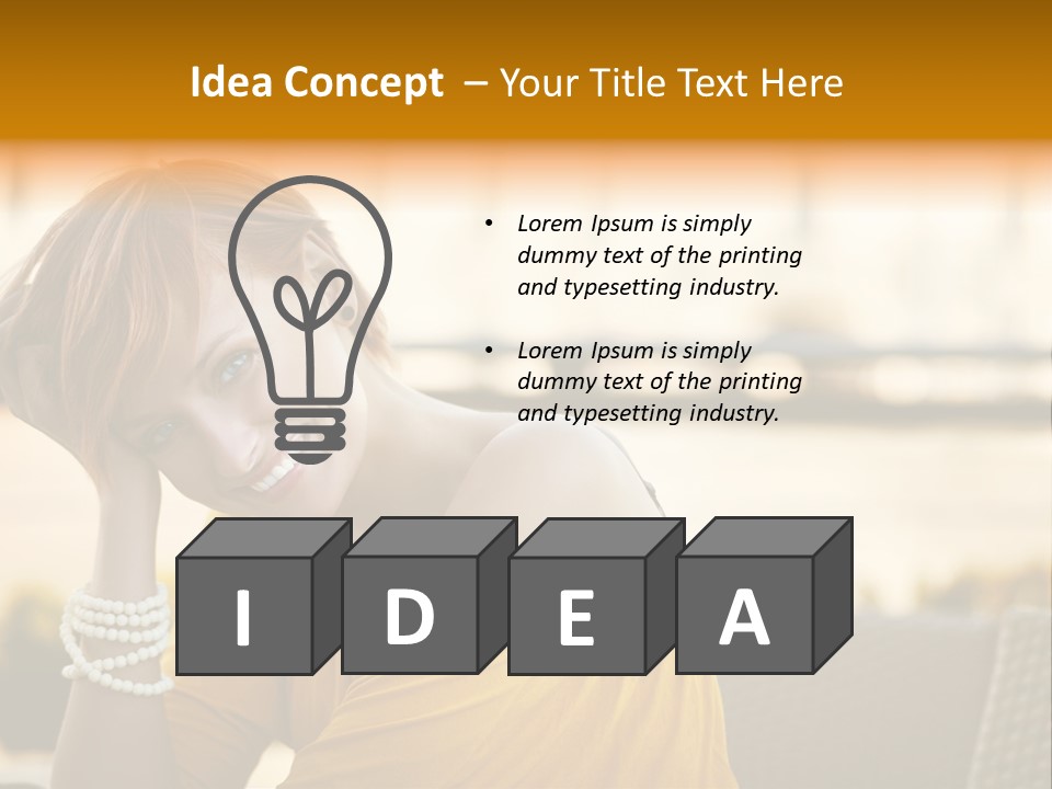 Cookery Pretty Blond PowerPoint Template