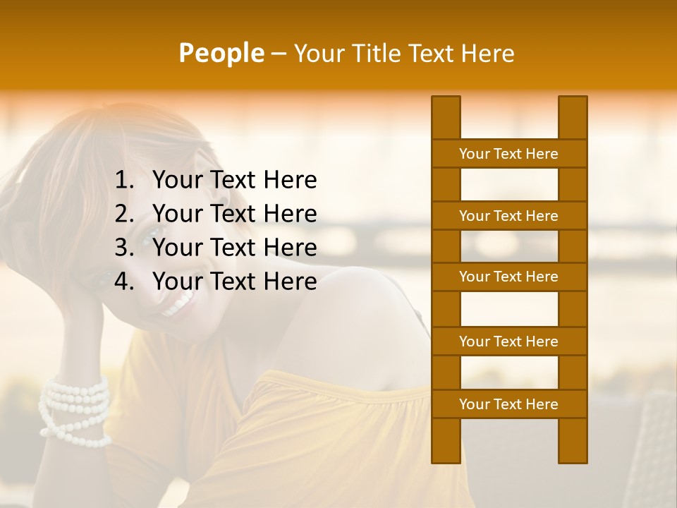 Cookery Pretty Blond PowerPoint Template