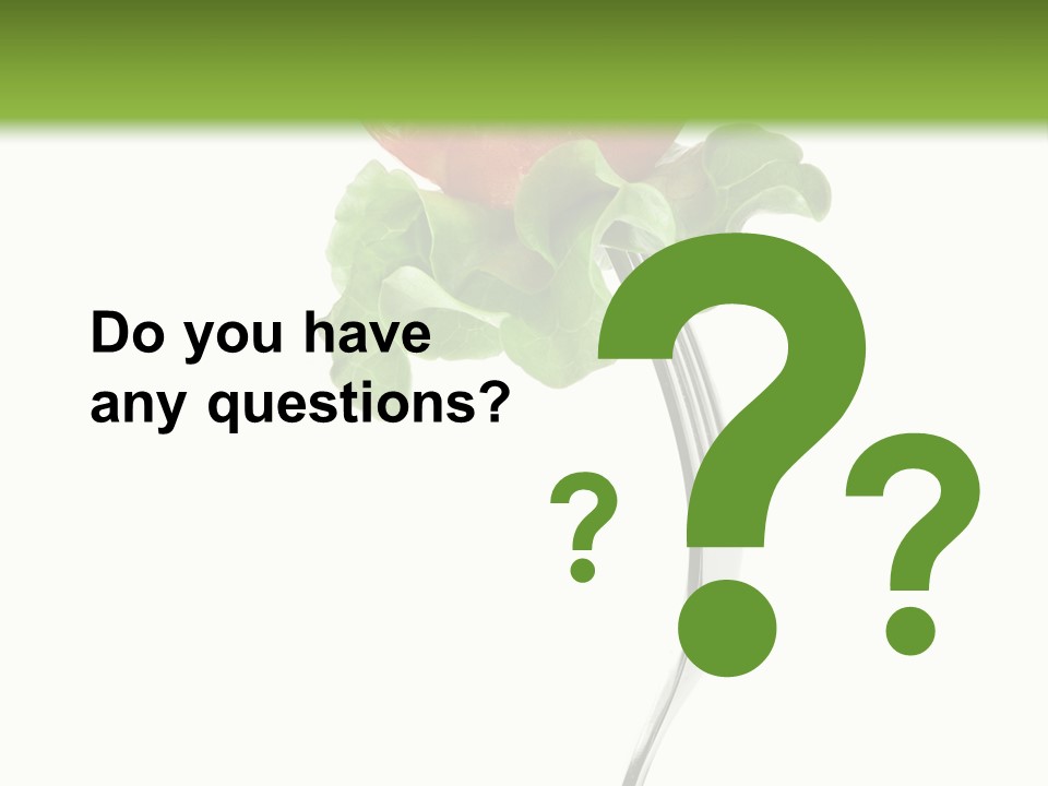 Appetizer Catch Garnish PowerPoint Template