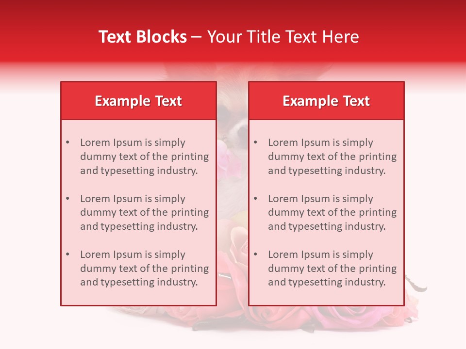 Purebred Cute White PowerPoint Template