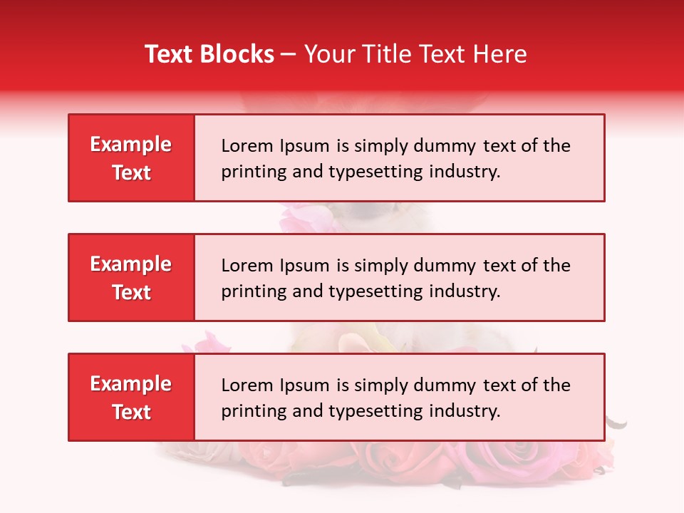 Purebred Cute White PowerPoint Template