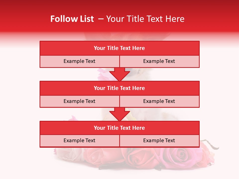 Purebred Cute White PowerPoint Template