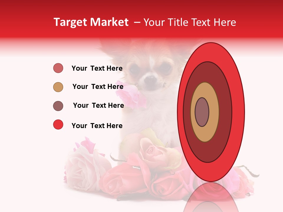 Purebred Cute White PowerPoint Template