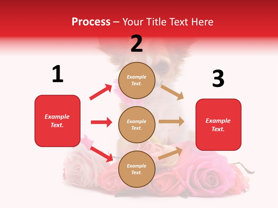 Purebred Cute White PowerPoint Template