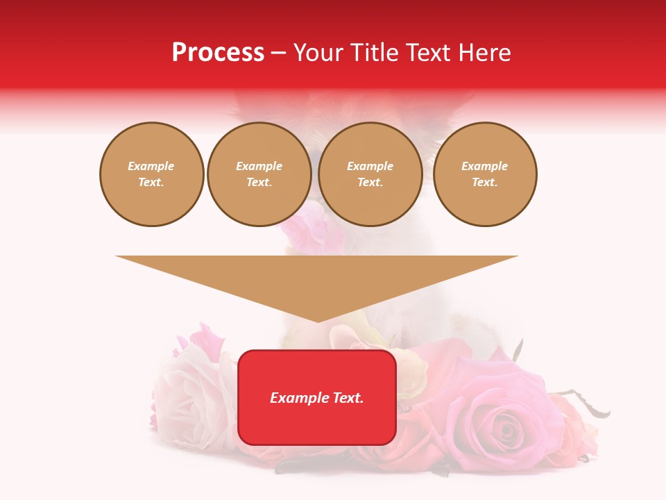 Purebred Cute White PowerPoint Template