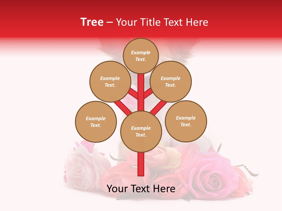 Purebred Cute White PowerPoint Template