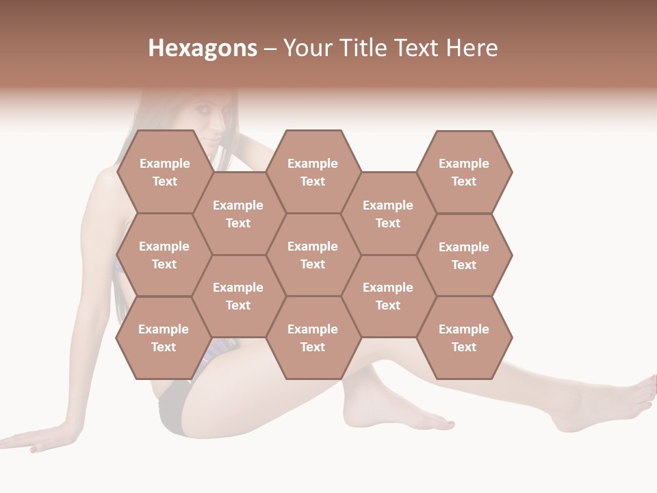 Swimwear Isolated Seating PowerPoint Template