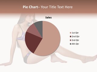 Swimwear Isolated Seating PowerPoint Template