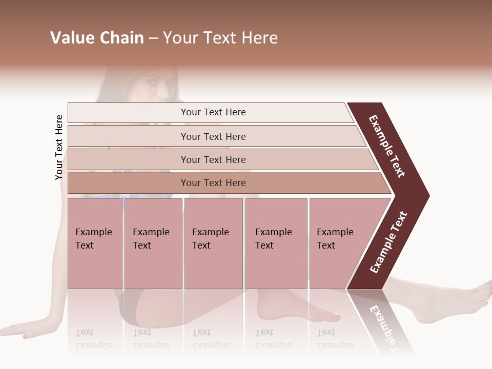 Swimwear Isolated Seating PowerPoint Template