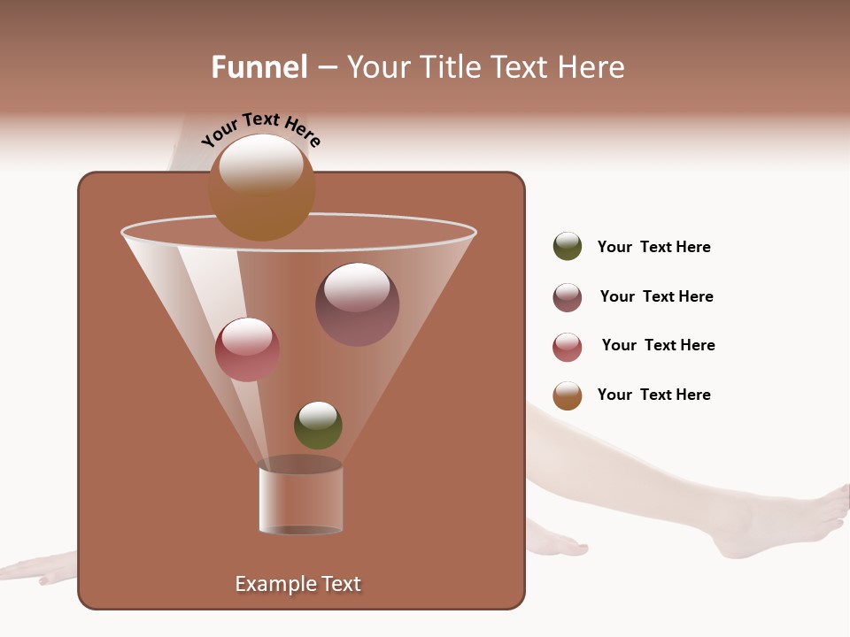 Swimwear Isolated Seating PowerPoint Template