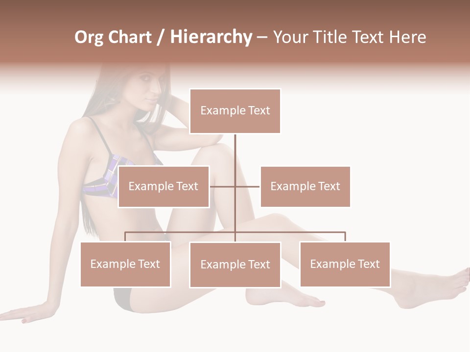 Swimwear Isolated Seating PowerPoint Template