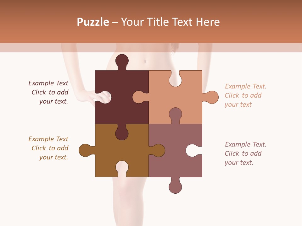 Body Sensuality Shoe PowerPoint Template