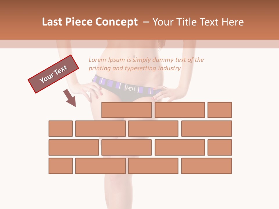 Body Sensuality Shoe PowerPoint Template