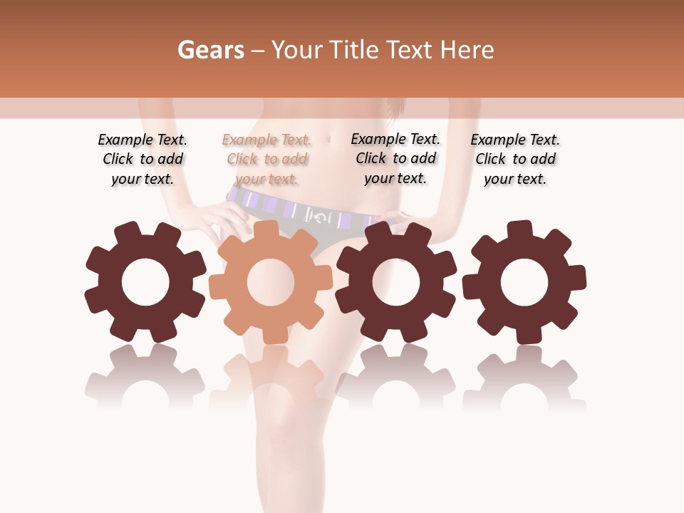 Body Sensuality Shoe PowerPoint Template