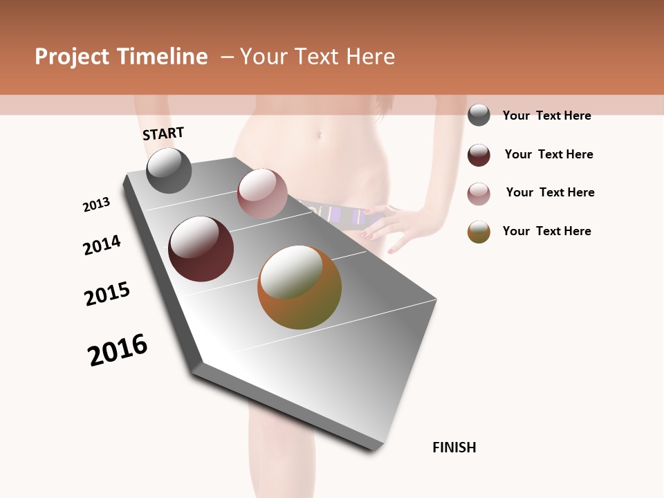 Body Sensuality Shoe PowerPoint Template