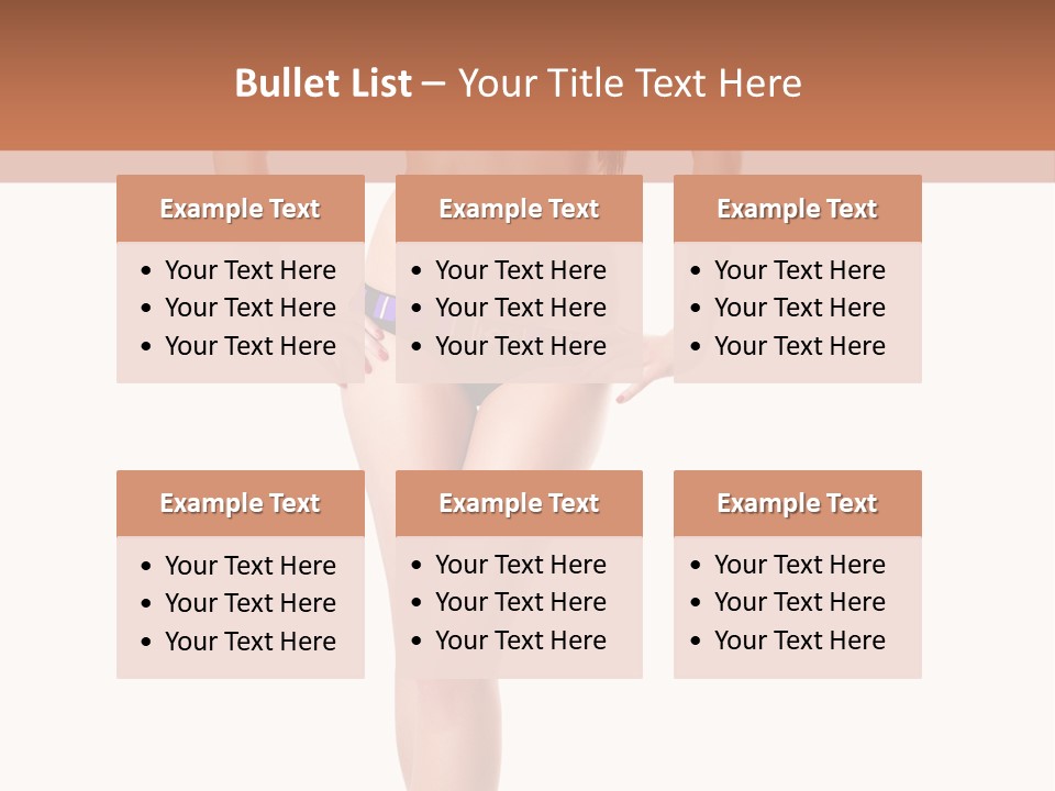 Body Sensuality Shoe PowerPoint Template