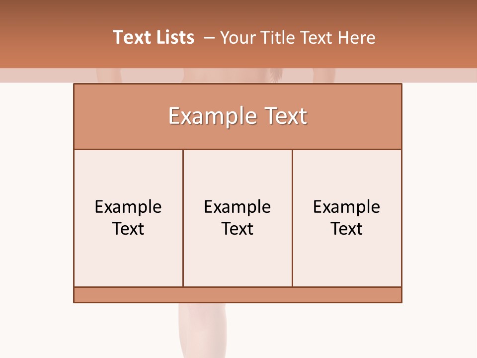 Body Sensuality Shoe PowerPoint Template