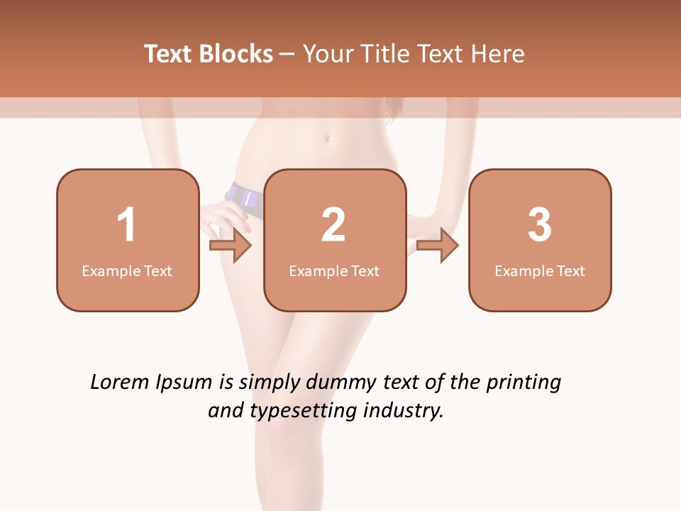 Body Sensuality Shoe PowerPoint Template