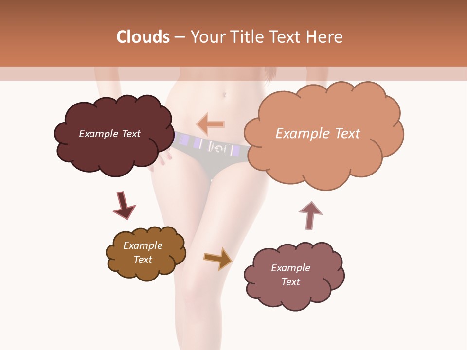 Body Sensuality Shoe PowerPoint Template