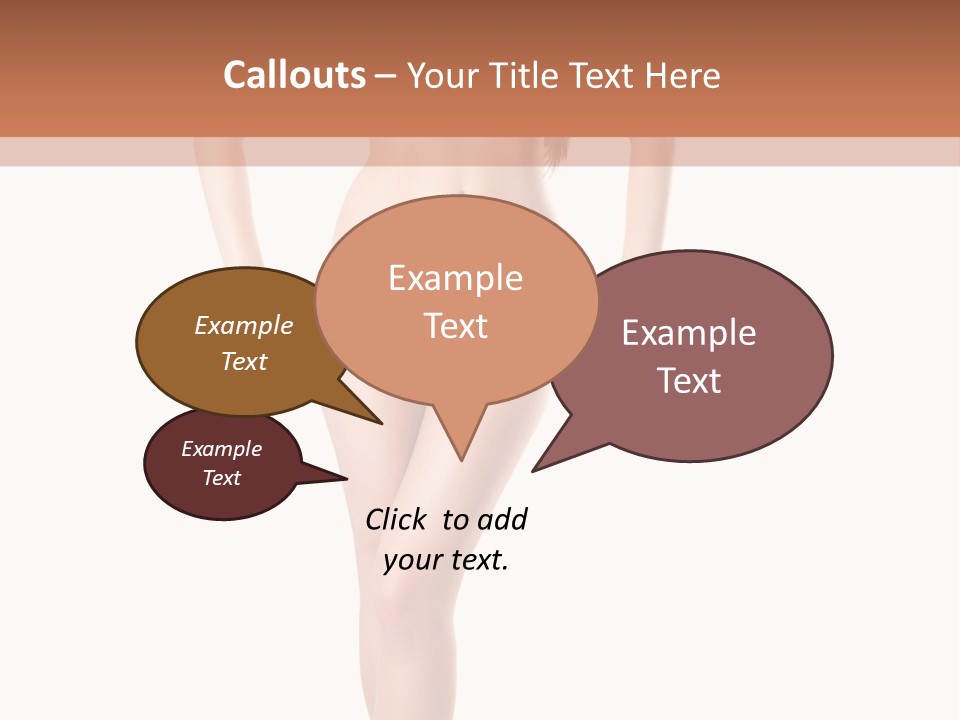 Body Sensuality Shoe PowerPoint Template