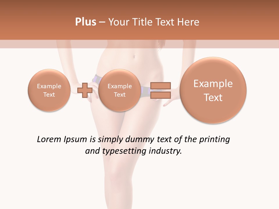Body Sensuality Shoe PowerPoint Template