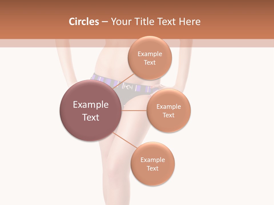 Body Sensuality Shoe PowerPoint Template