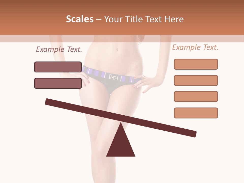 Body Sensuality Shoe PowerPoint Template