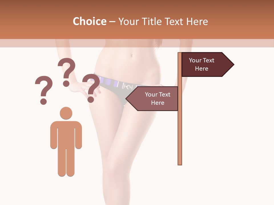 Body Sensuality Shoe PowerPoint Template