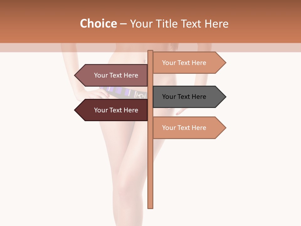 Body Sensuality Shoe PowerPoint Template