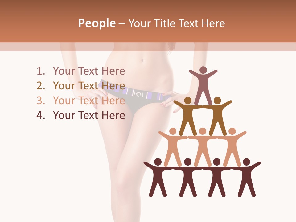 Body Sensuality Shoe PowerPoint Template