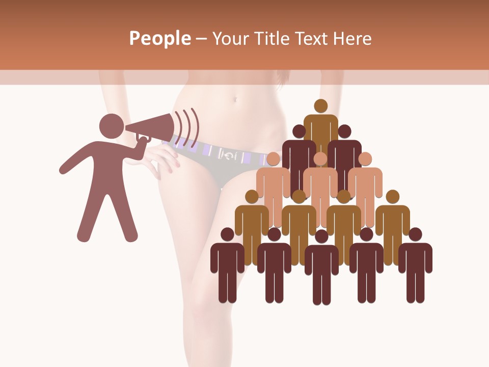 Body Sensuality Shoe PowerPoint Template