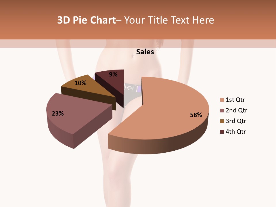 Body Sensuality Shoe PowerPoint Template