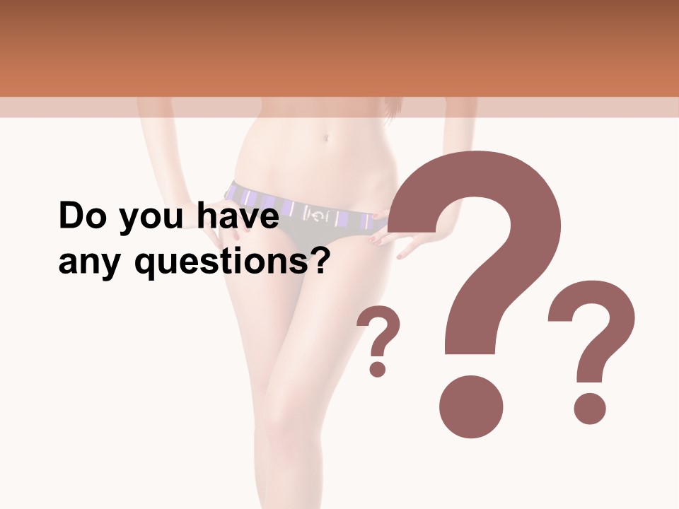 Body Sensuality Shoe PowerPoint Template