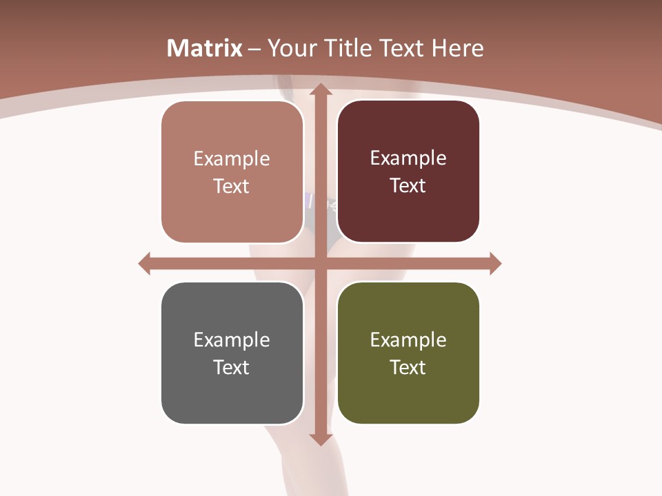 Lingerie Model Figure PowerPoint Template