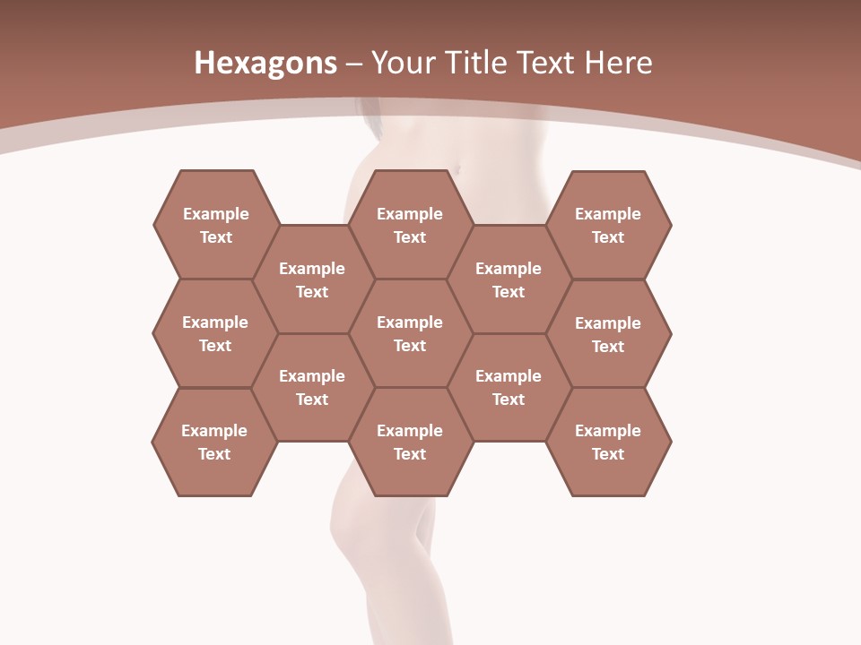 Lingerie Model Figure PowerPoint Template