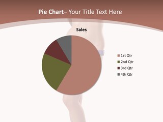 Lingerie Model Figure PowerPoint Template