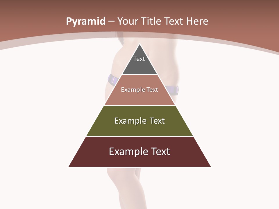 Lingerie Model Figure PowerPoint Template