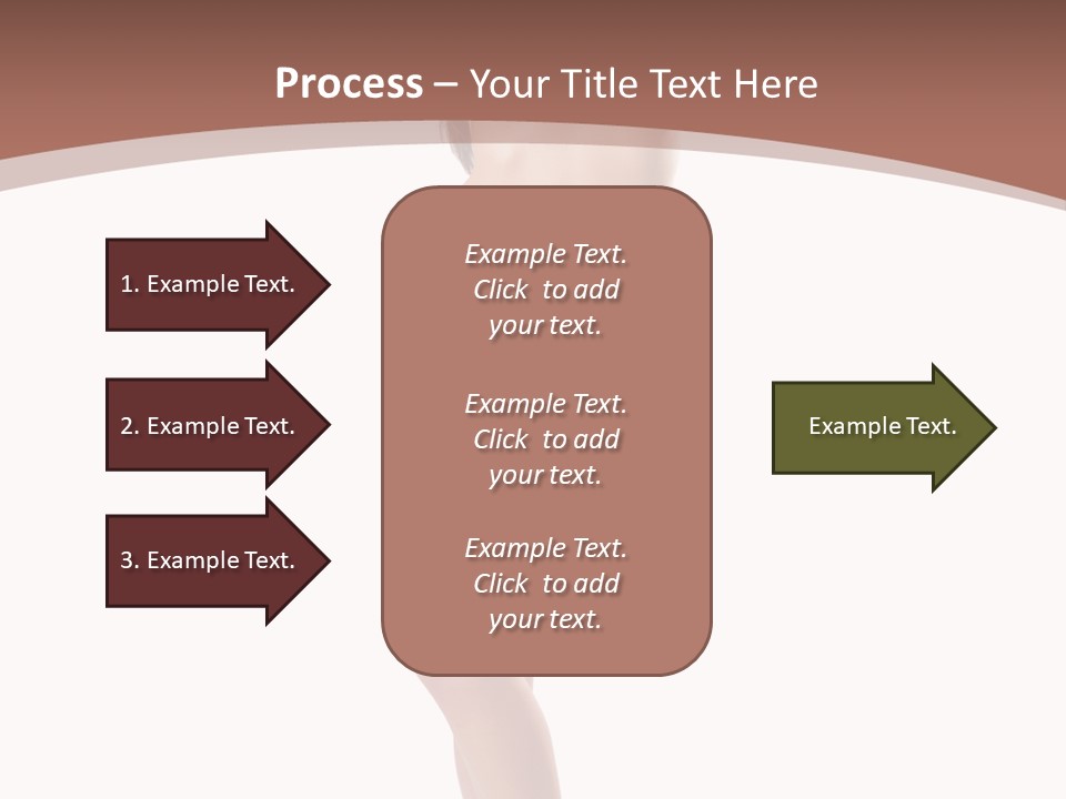 Lingerie Model Figure PowerPoint Template